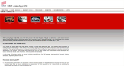 Desktop Screenshot of orix-egypt.com