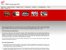 Tablet Screenshot of orix-egypt.com